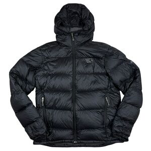Mountain Hardwear Kelvinator 100% Down Jacket L Black Full Zip Puffer Packable
